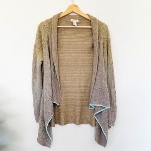 Sundance Linen Blend Waterfall Cardigan